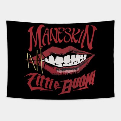 M Neskin Logo Tapestry Official Maneskin Band Merch