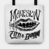 Black Maneskin Rock Tote Official Maneskin Band Merch