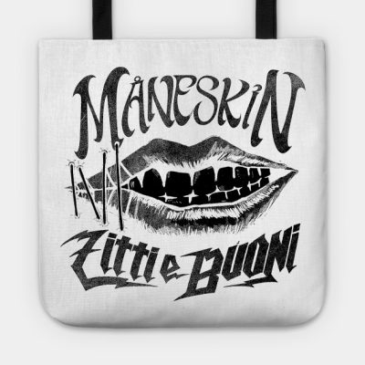 Black Maneskin Rock Tote Official Maneskin Band Merch