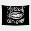 White Maneskin Rock Band Tapestry Official Maneskin Band Merch