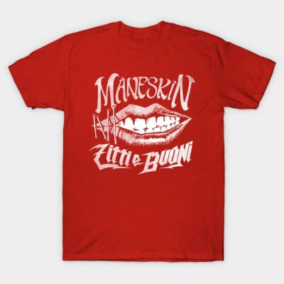 White Maneskin Rock Band T-Shirt Official Maneskin Band Merch