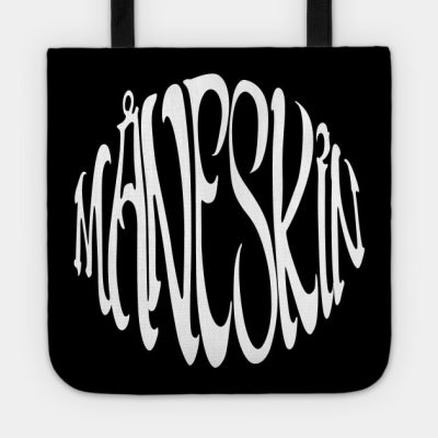 M Neskin White Text Tote Official Maneskin Band Merch