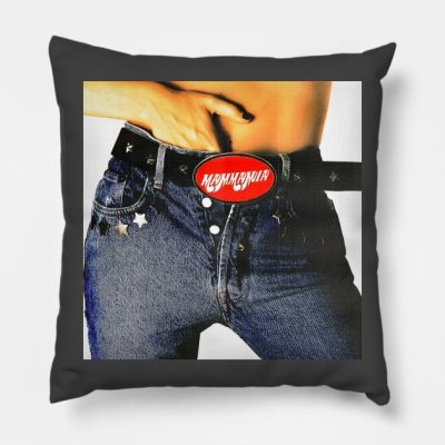 Maneskin Mamma Mia Throw Pillow Official Maneskin Band Merch