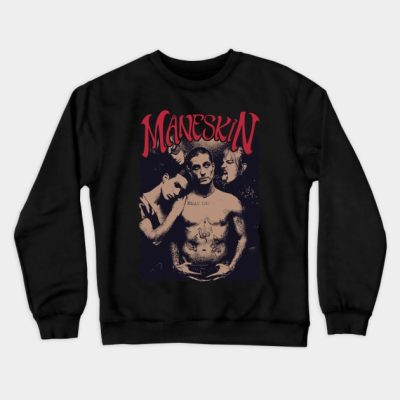 Maneskin Band Crewneck Sweatshirt Official Maneskin Band Merch