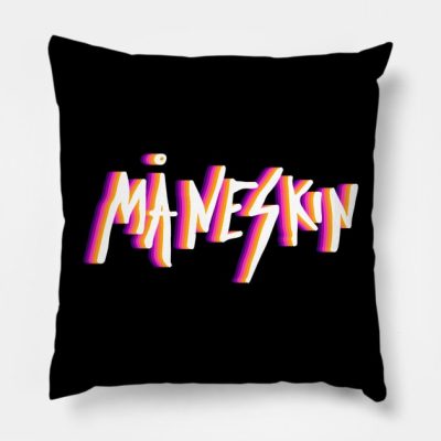 Maneskin Throw Pillow Official Maneskin Band Merch