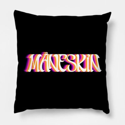 Maneskin Throw Pillow Official Maneskin Band Merch