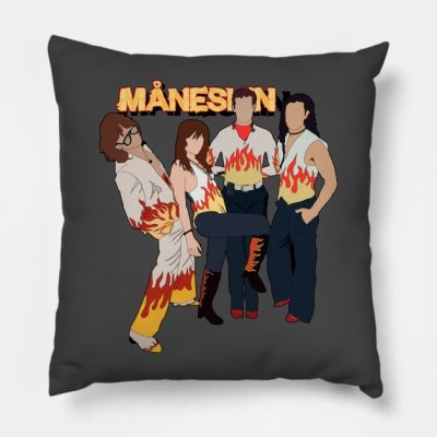 Maneskin Throw Pillow Official Maneskin Band Merch