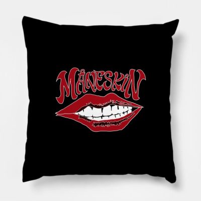 Maneskin Bestt Throw Pillow Official Maneskin Band Merch