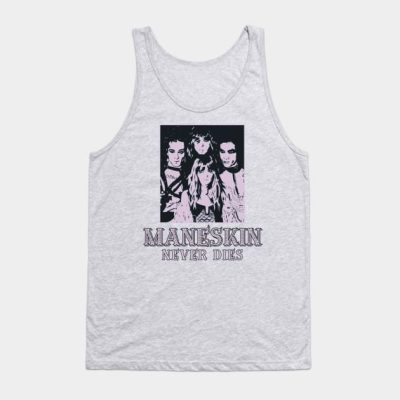 Maneskin Never Dies Tank Top Official Maneskin Band Merch