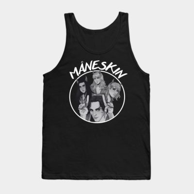 Vintage Fanart Maneskin Tank Top Official Maneskin Band Merch