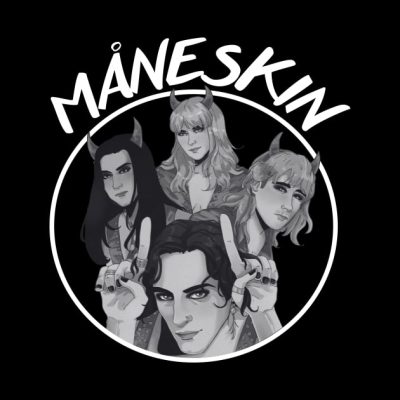 Vintage Fanart Maneskin Phone Case Official Maneskin Band Merch