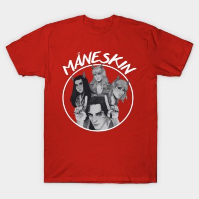 Vintage Fanart Maneskin T-Shirt Official Maneskin Band Merch