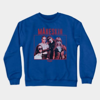 Maneskin Crewneck Sweatshirt Official Maneskin Band Merch