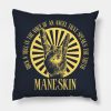 Maneskin Throw Pillow Official Maneskin Band Merch