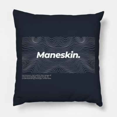 Maneskin Throw Pillow Official Maneskin Band Merch