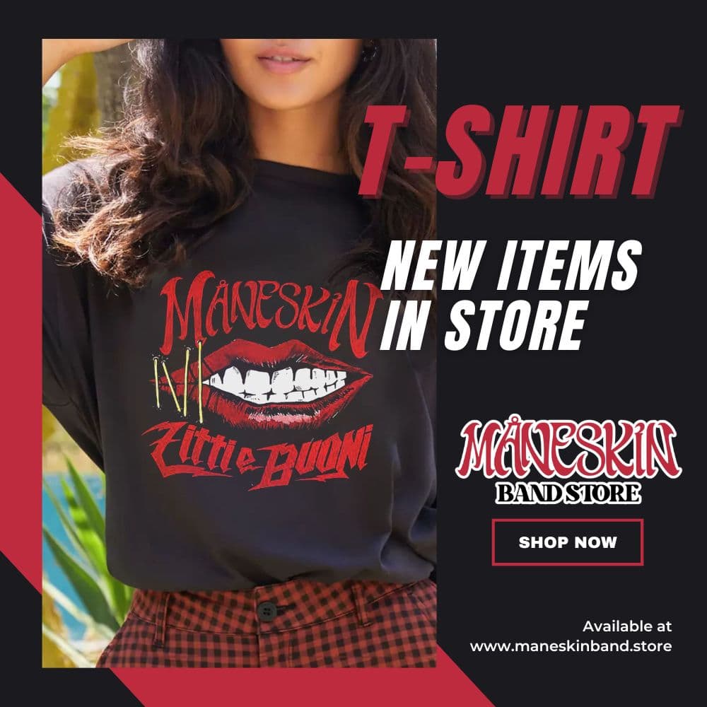 Maneskin Band Store T shirts - Maneskin Band Store