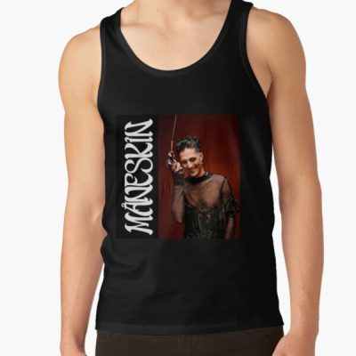 Damiano David Maneskin Tank Top Official Maneskin Band Merch