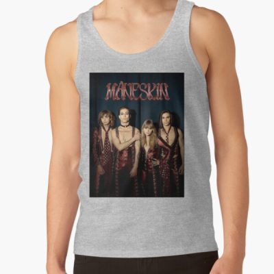 Maneskin Rock Band Maneskin Poster Tank Top Official Maneskin Band Merch