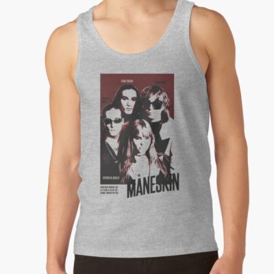 Maneskin Band World Tour Tank Top Official Maneskin Band Merch