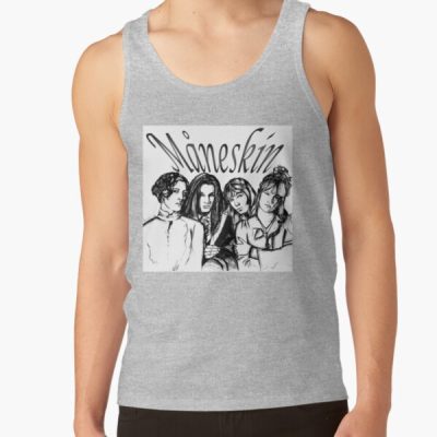 Måneskin Band Design Tank Top Official Maneskin Band Merch