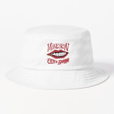 The Smile Lip Bucket Hat Official Maneskin Band Merch