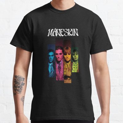 Maneskin Måneskin 3 T-Shirt Official Maneskin Band Merch