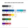 tank top color chart - Maneskin Band Store