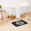 Maneskin Supermodel White Logo Bath Mat Official Maneskin Band Merch