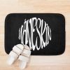 Maneskin Supermodel White Logo Bath Mat Official Maneskin Band Merch