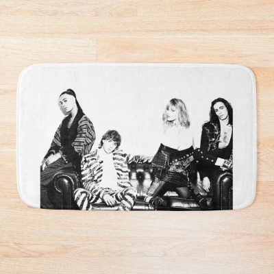 Maneskin Band Italy Maneskin Victoria Damiano Thomas Maneskin Italy Bath Mat Official Maneskin Band Merch