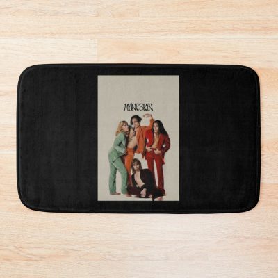 Maneskin Band Sticker Bath Mat Official Maneskin Band Merch