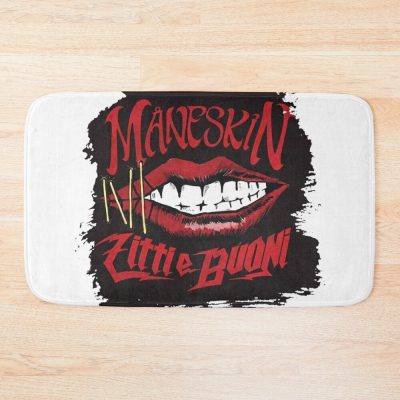 Lips Skin Bath Mat Official Maneskin Band Merch