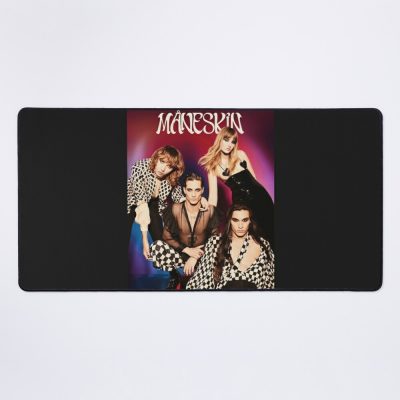 Måneskin Rock Band Maneskin Winner Italy Eurovision Mouse Pad Official Maneskin Band Merch