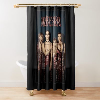 Maneskin Official Essential Shower Curtain Official Maneskin Band Merch